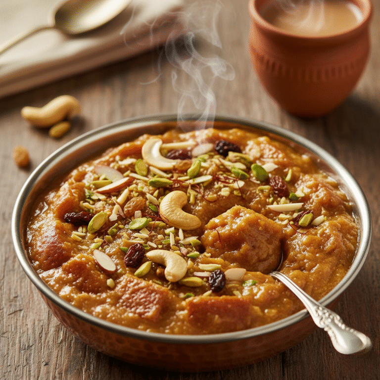 Hyderabadi Double Ka Meetha: A Royal Bread Pudding Fit for a Feast