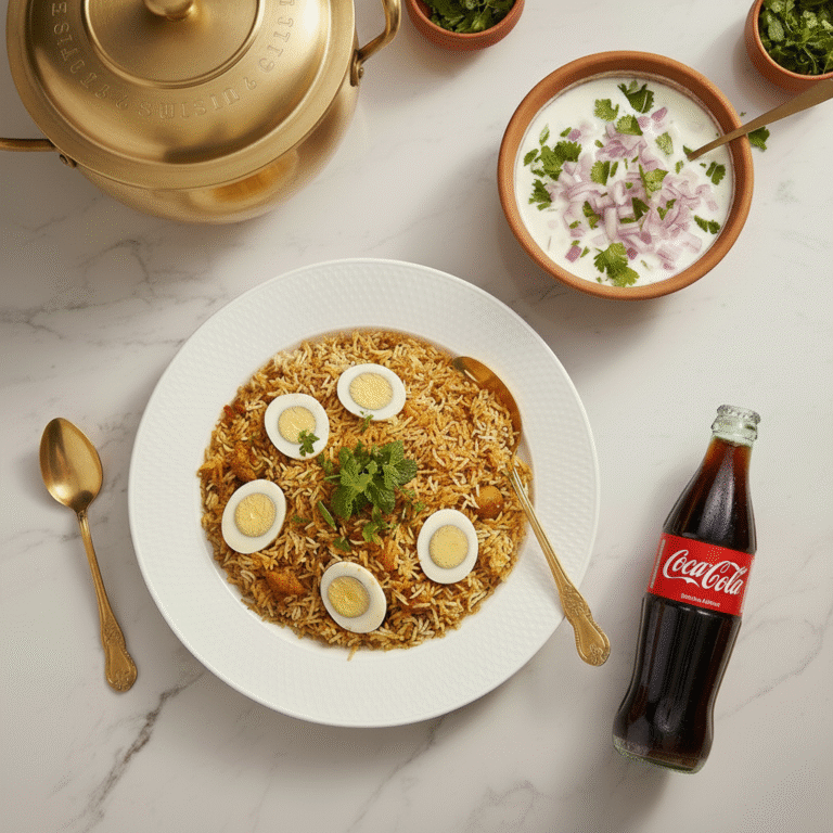 Pressure Cooker Egg Biryani